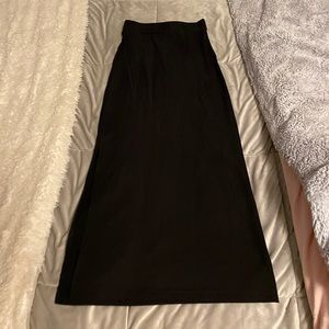 Black pencil skirt